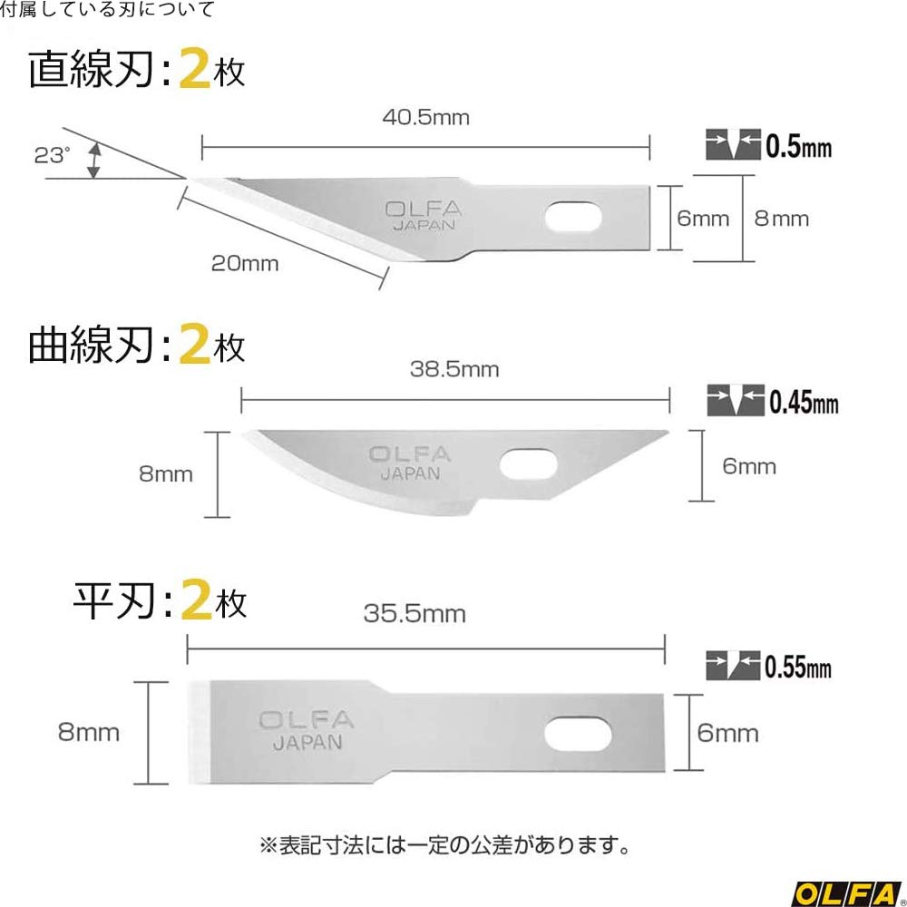 OLFA Saw & Art knife & Spare blade (157B) - Image 3