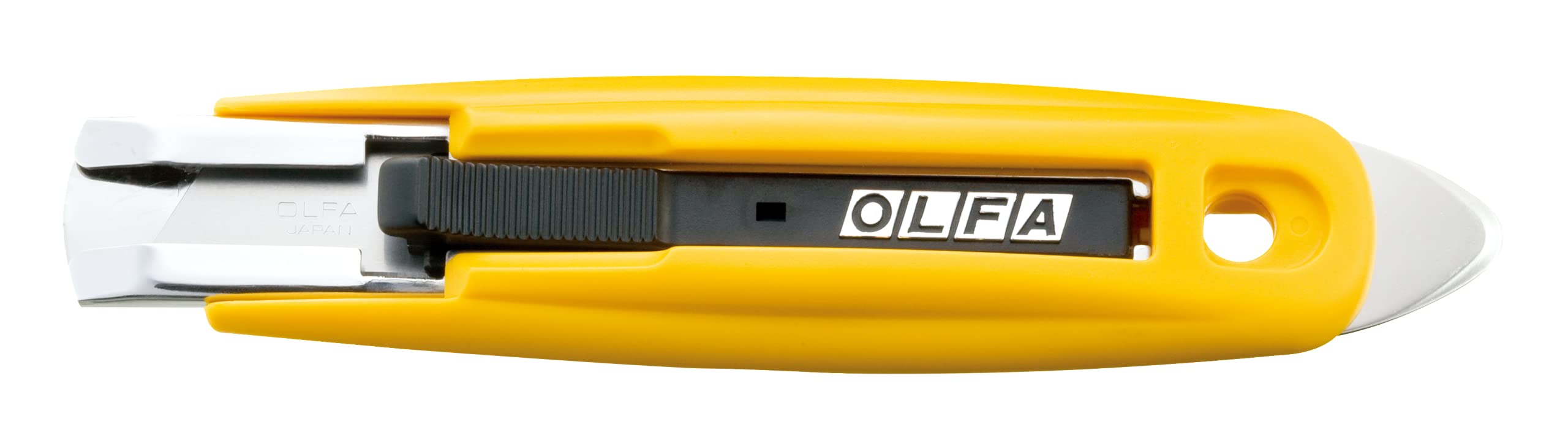 OLFA Self-Retracting Safety Utility Knife (SK-9) - Multi-Purpose Semi-Auto Box Cutter w/Self Retractable Blade & Tape Splitter Pick, Replacement Blades: OLFA SKB-2, SKB-2S, RSKB, & HOB Safety Blades - Image 3